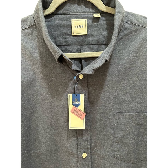 Rowm Men's Long Sleeve Button-Down Collared Shirt - Size XXL * M1324 - Picture 2 of 7